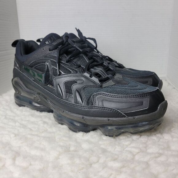Nike air vapormax evo Men's Sneaker Size 15l Black Leather Shoes - Picture 1 of 12